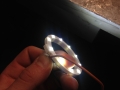 Creating o-ring LED lightning