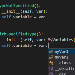 How to specify variable type in Python